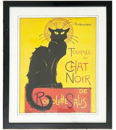 A French Black Cat Print