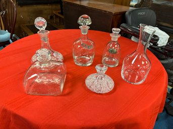 Collection Of Decanters