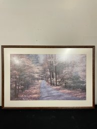 Vinyl Framed Fall Landscape