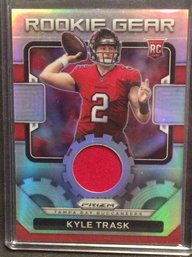 2021 Panini Prizm Rookie Gear Kyle Trask Rookie Jersey Relic Card - K