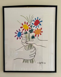 Bouquet Of Flowers Print By Pablo Picasso