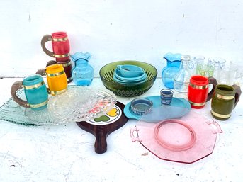 Vintage Kitchen Glassware And More