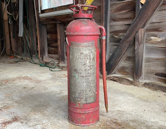 An Antique Fire Extinguisher