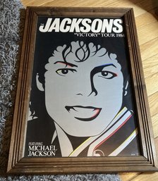 Original THE JACKSONS VICTORY TOUR CONCERT POSTER-1984 Michael Jackson