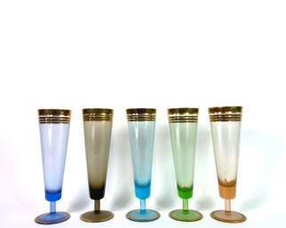 Mid Century Colorful Glasses