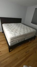 Modern Bed Frame With Mattress And Box Spring - King Size