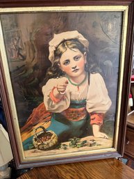 Artist Signed Antique Picture