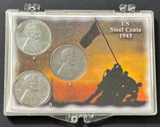 U.S. Steel Cents 1943, 1943-D, 1943-S