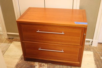 Two Drawer Wood File Cabinet (#2)