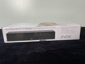 Zvox Accuvoice AV157 TV Speaker With Hearing Aid Technology