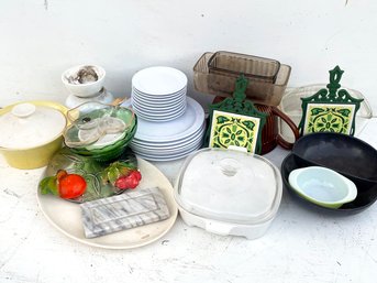 Vintage Melmac, Glassware, Corningware And Much More!