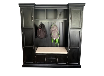 Large Coat Rack & Storage Unit For Mudroom Or Entryway