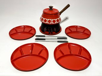 Mid Century Imperial Fondue Set