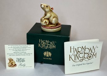 Harmony Kingdom NetsUKe - Finky - Rat Mouse Figurine - Box With Paperwork - Peter Calvesbert -  England - 2.25