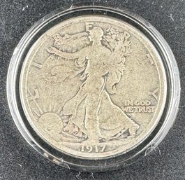 1917 Walking Liberty Silver Half Dollar