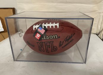 Official Wilson NFL Football With The Colt's Peyton Manning's Signature & Case. LP - D2