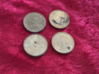 Coin Lot #5!- 4 Dollar Coins