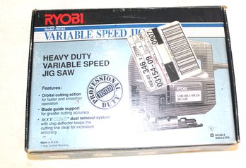 Ryobi Heavy Duty Variable Speed Jig Saw