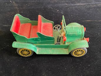 Vintage 1970's Litho Tin Metal Friction Toy Car