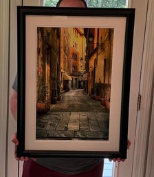 Framed Art Print Of A Quaint Alleyway