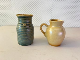 2 Pieces Of Village Pottery