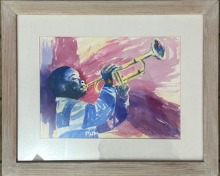 An Original Watercolor, 'Little Boy Blues,' By Vickie Moore