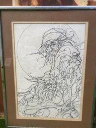 Original Hand Drawing Not Signed