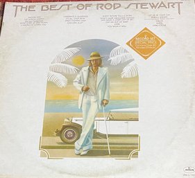 THE BEST OF ROD STEWART - 2 Record Set - SRM-2-7507 - VG COND