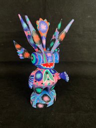 Alebrije Monster Sculpture Created In Oaxaca, Mexico To Teach Children About Life