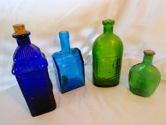 Vintage Colorful Bottle Lot