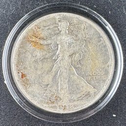 1918 Walking Liberty Silver Half Dollar