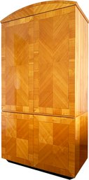 A Stunning Italian Modern Inlaid Marquetry Wardrobe By Alf Italia