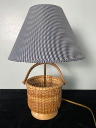 Weave Basket Lamp