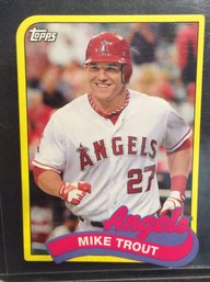 2014 Topps Mike Trout Mini Insert Card - K