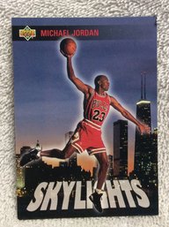1993-94 Upper Deck Michael Jordan Skylights Card - L