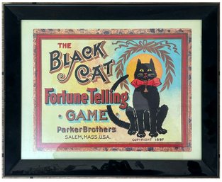 The Black Cat Fortune Telling Game - Parker Bros Board Game Reproduction Print