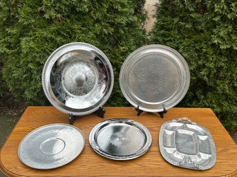 Silver Platters, Great For The Holidays!