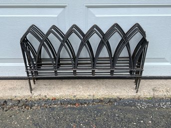 6 Pieces Of Metal Garden Edging Fencing