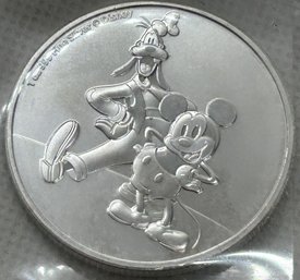 2021 Disney Mickey Mouse And Goofy .999 1 Ounce $2 NIEU