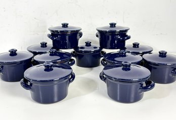 A Set Of Piral Oven Ware Lidded Crocks (2 Of 2)