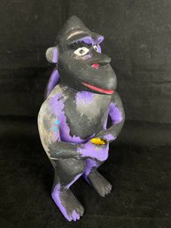 Mexican Gorilla, Hand-carved And Painted In Oaxaca, Mexico