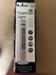 USB Tower Fan Light