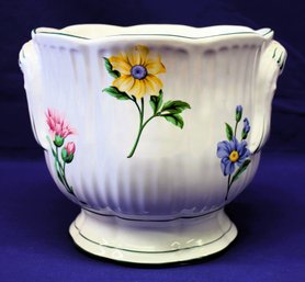 Vintage Tiffany & Co. Sintra Ceramic Cache Jardiniere - Made In Portugal