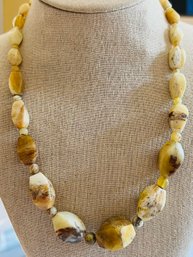 JAY KING MINE FINDS AGATE? STONE STERLING SILVER NECKLACE