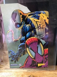 6 1/2' X 10' Spiderman VS Venom 1994 Marvel Masterpints By Mark Bagley.   S77