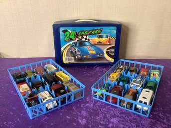 Vintage Die Cast Toy Cars In Vintage Case #7