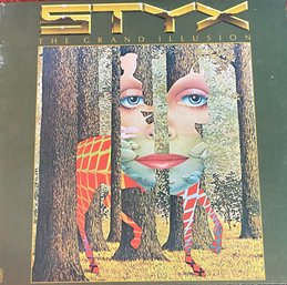 STYX  THE GRAND ILLUSION - 1977 VINYL LP - SP4637 - VG CONDITION