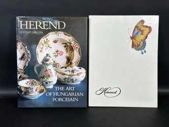 A Pair Of Herend Collector's Books