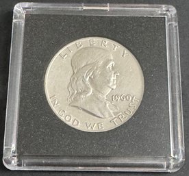 1960-D Benjamin Franklin Silver Half Dollar