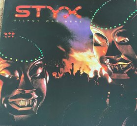 STYX - KILROY WAS HERE - 1983 KC-600 AUDIOPHILE W/ Hype & Sleeve- SP 3734 RECORD - VG CONDITION